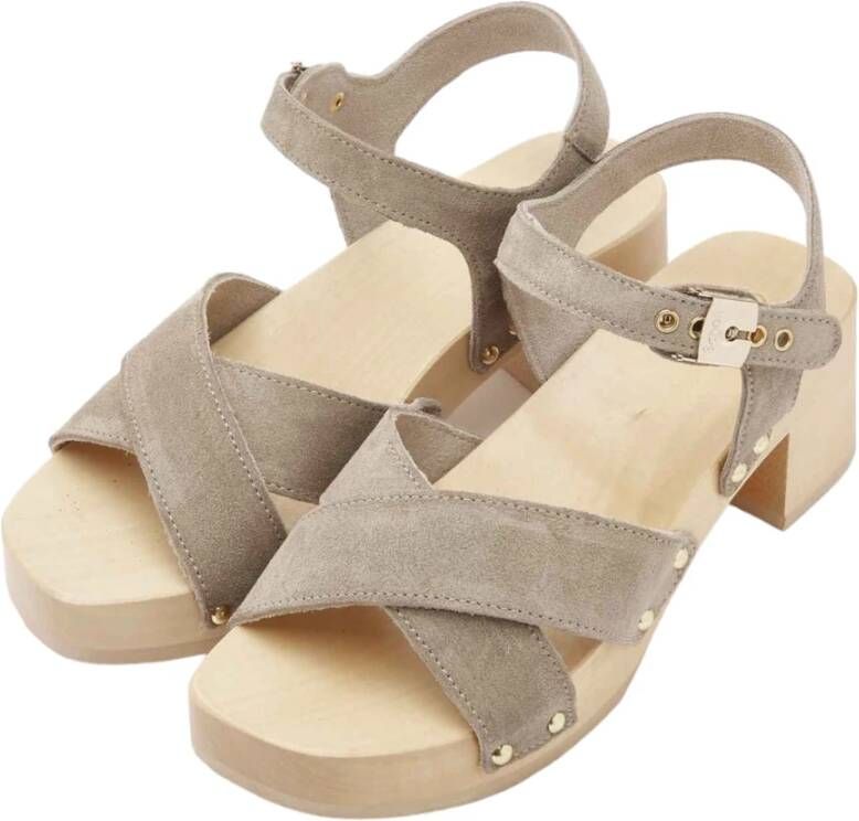 Scholl Beige Sandalen voor de Zomer Beige Dames