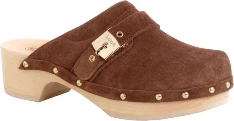 Scholl Bruine Sandalen voor Zomer Outfits Brown Dames