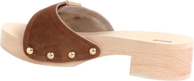 Scholl Bruine Sandalen voor Zomer Outfits Brown Dames