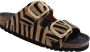 SCHOLL Slippers Dames Noelle Print Led Maat: 37 Materiaal: Ponyhair Kleur: Beige - Thumbnail 10