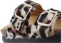 Scholl Sandalen Noelle Chunky Pony Leer Vrouwen Wit multi - Thumbnail 3
