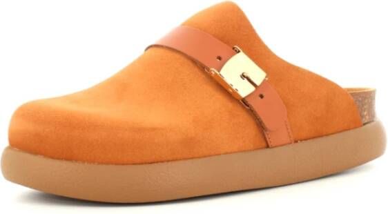 Scholl Dames Ivy Sabot Klompen Brown Dames