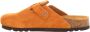 Scholl Bruine leren sandalen met verstelbare gesp - Thumbnail 3