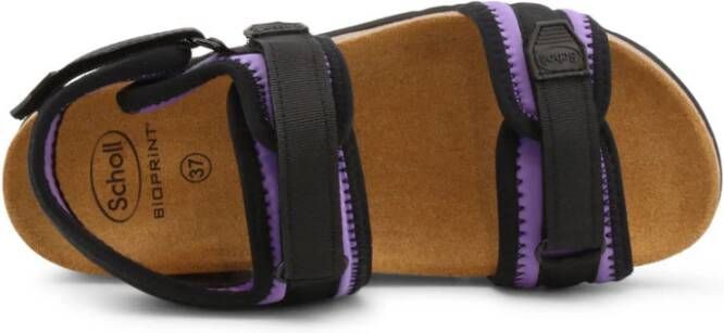 Scholl Flat Sandals Purple Dames