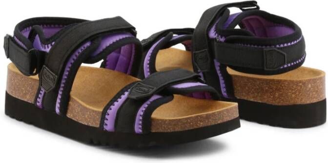 Scholl Flat Sandals Purple Dames