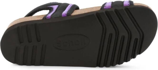 Scholl Flat Sandals Purple Dames