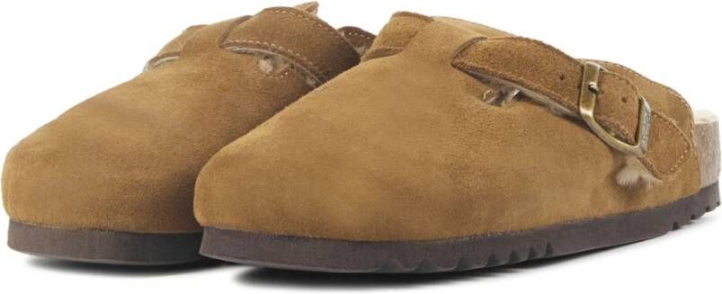 Scholl Middenbruine Leren Schoenen Brown Dames