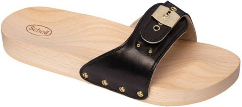 Scholl Pescura platte sandalen Zwart Dames