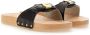 Scholl Pescura Flat Lea W Black- slipper- klompen - Thumbnail 9