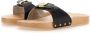 Scholl Pescura Flat Lea W Black- slipper- klompen - Thumbnail 11