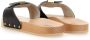 Scholl Pescura Flat Lea W Black- slipper- klompen - Thumbnail 12