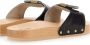 Scholl Pescura Flat Lea W Black- slipper- klompen - Thumbnail 15