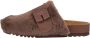 Scholl ALASKA 3.0 Synthetic fur GR Womens Brown FALSO Clogs Brown - Thumbnail 3