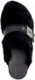 Scholl Zwarte platte schoenen met houten zool Black Dames - Thumbnail 6