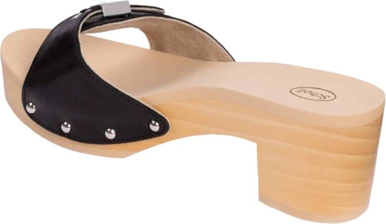 Scholl Zwarte Sandalen voor Stijlvolle Voeten Black Dames