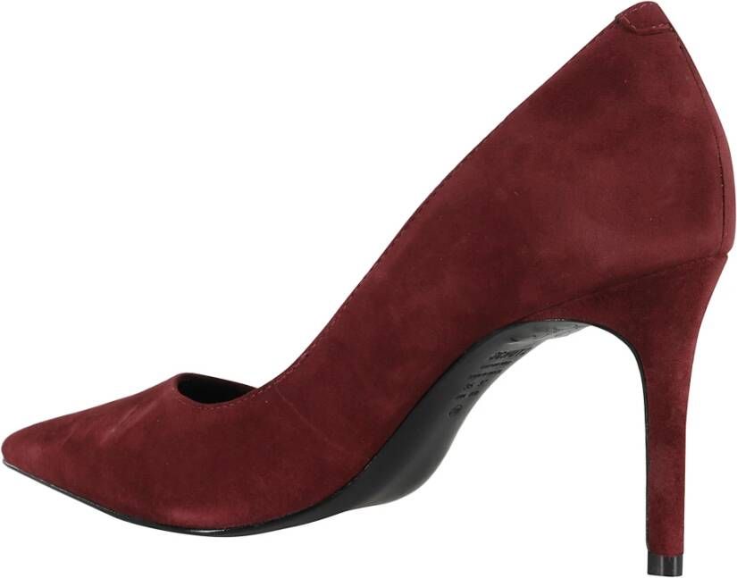 Schutz Bordeaux Suede Puntige Decollete Pumps