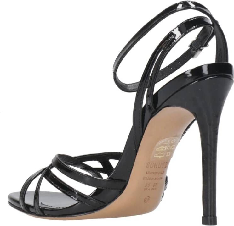 Schutz High Heel Sandals Black Dames