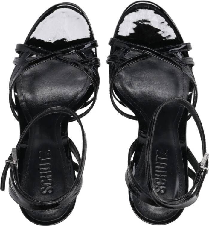 Schutz High Heel Sandals Black Dames