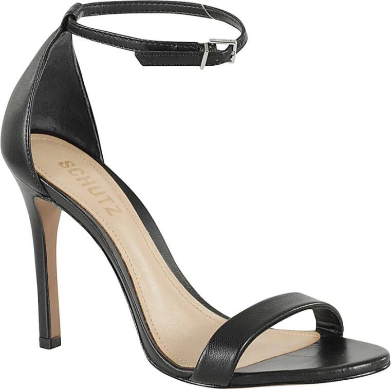 Schutz Stijlvolle Sandaal voor Zomeroutfits Black Dames