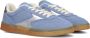 Scotch & Soda Blauwe Suède Lage Sneakers Nixie Blue Dames - Thumbnail 6