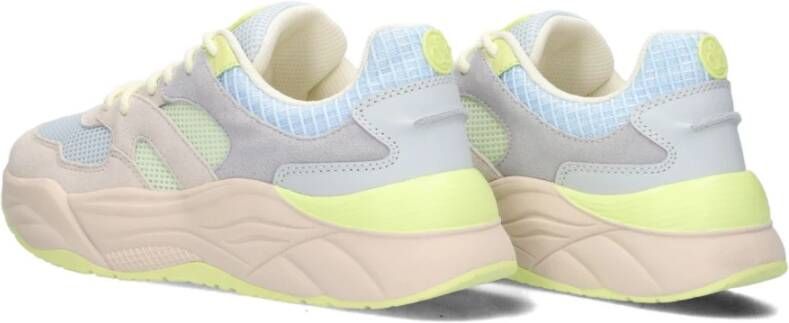 Scotch & Soda Celest Dames Sneakers Grijs Leer