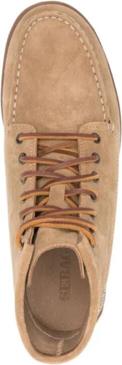 Sebago Beige Enkellaarzen voor Mannen Beige Heren