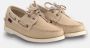 Sebago Beige Mocassins Leren Schoenen Lichtgewicht Comfort Beige Dames - Thumbnail 3