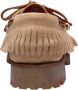 Sebago Beige Suède Franje Dames Loafer - Thumbnail 2