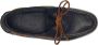 Sebago Blauwe leren bootschoenen - Thumbnail 3