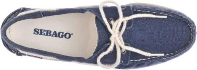 Sebago Blauwe Loafer Bootschoen Klassiek Blue Heren