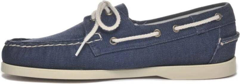 Sebago Blauwe Loafer Bootschoen Klassiek Blue Heren