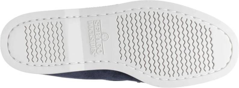 Sebago Blauwe Platte Schoenen Jib Shadow