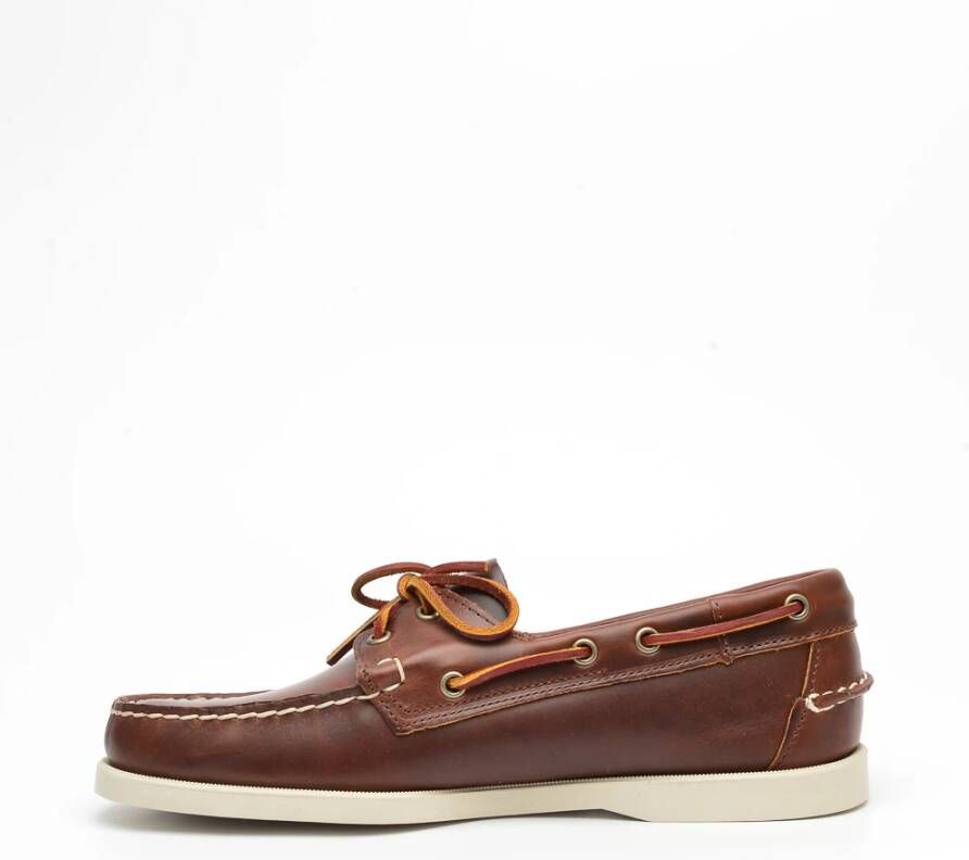 Sebago Bruin Leren Loafer Brown Heren