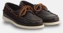 Sebago Donkerbruine Gestructureerde Loafer Brown - Thumbnail 2