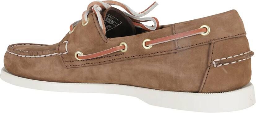 Sebago Bruine Nubuck Mocassin Docksides