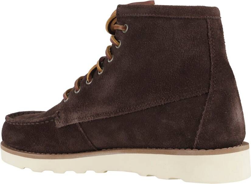 Sebago Bruine Suède Enkellaarzen