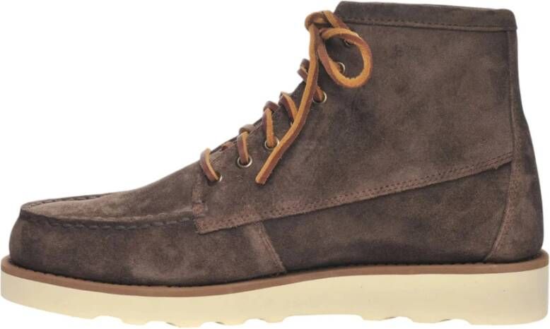 Sebago Scarponcino Tala Mid Suède Laarzen Brown Heren