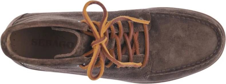 Sebago Scarponcino Tala Mid Suède Laarzen Brown Heren