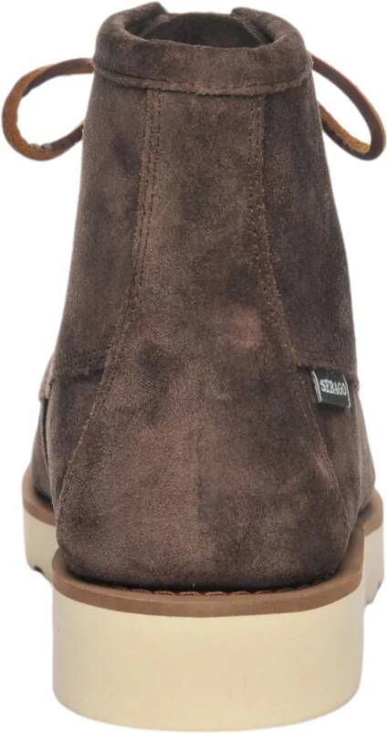 Sebago Scarponcino Tala Mid Suède Laarzen Brown Heren