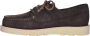 Sebago Donkerbruine Suède Veterschoenen Brown Heren - Thumbnail 11