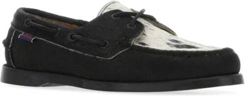 Sebago Calf Hair Docksides Portland Raw Loafers