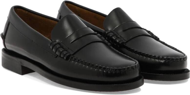Sebago Klassieke platte schoenen in zwart Black Heren - Foto 10
