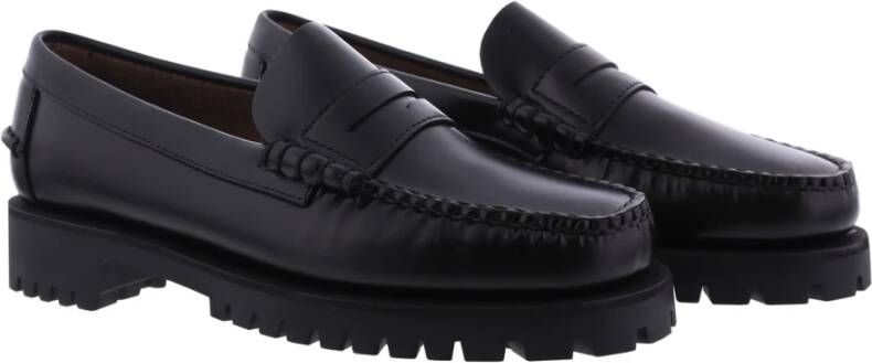 Sebago Dames Dan Lug Loafer Zwart Black Dames