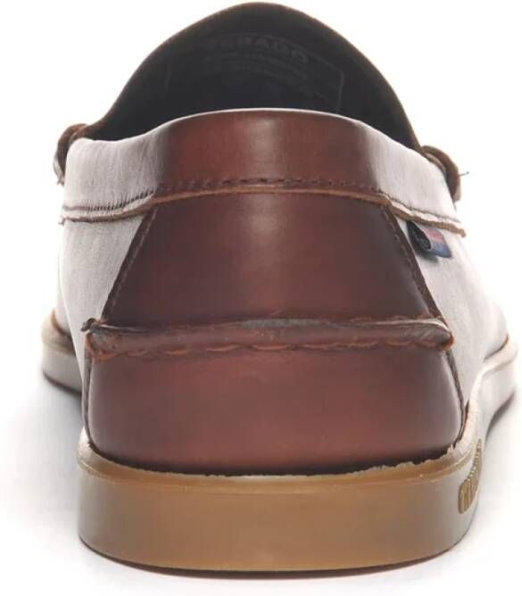 Sebago Dolphin Gewaxt Bruin Gum Mocassins