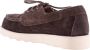 Sebago Donkerbruine Suède Veterschoenen Brown Heren - Thumbnail 4
