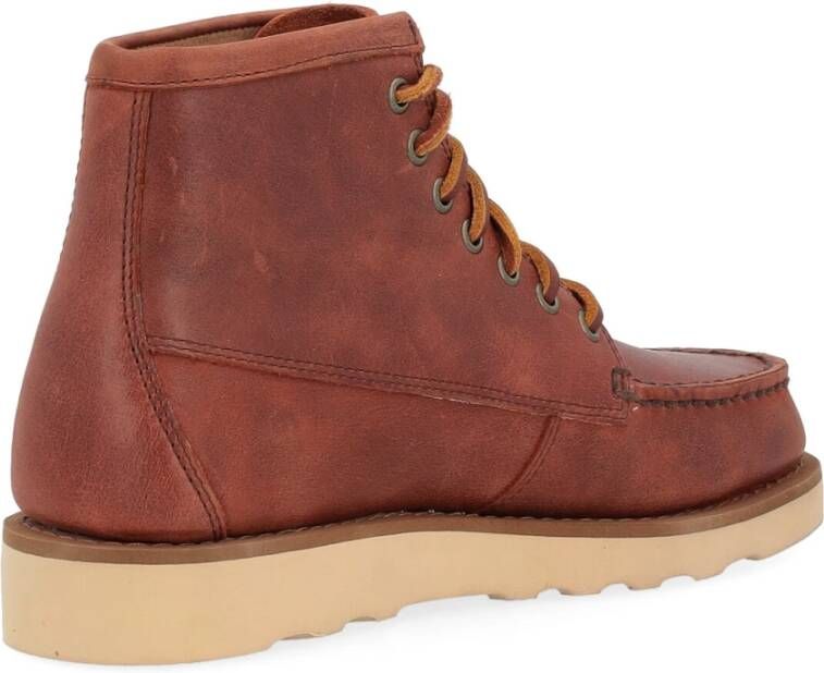 Sebago Glad Leren Moc Toe Laars