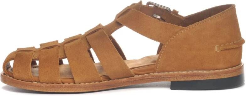 Sebago Gurkha Suède Sandaal met Verstelbare Band