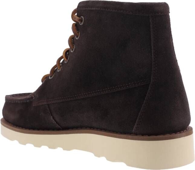 Sebago Heren Tala Mid Oiled Suede Bruin Brown Heren