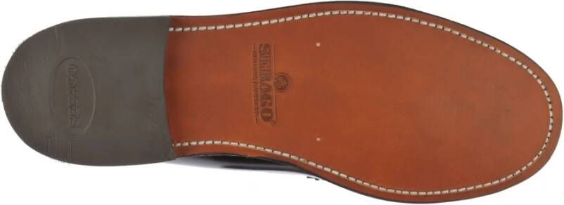 Sebago Klassieke Dan Bruin Leren Mocassin Brown Heren