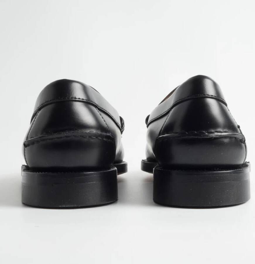 Sebago Klassieke leren instapper Italiaans gemaakt Black Dames